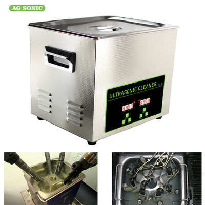 10.8l SUS Basket Carburetors Ultrasonic Cleaner 240W For Fuel Injectors